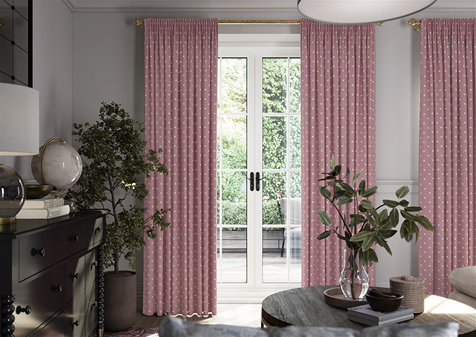 Dotty, Rose - Made to Measure Curtains - Image 3